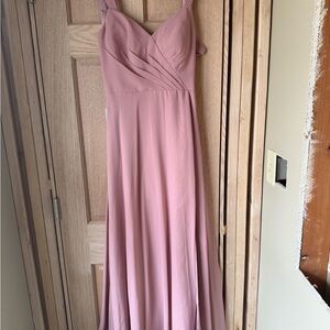 Elegant Pink Evening Gown